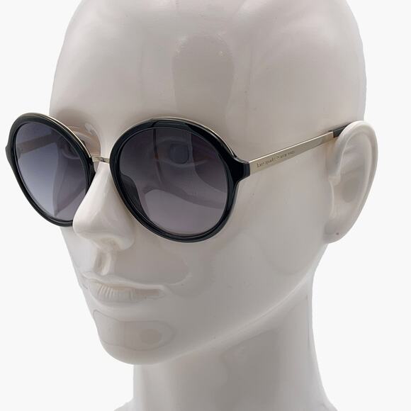 KATE SPADE NY Annabeth/O/S Round 55MM Sunglasses (Black - 0D28 F8) - Picture 1 of 14